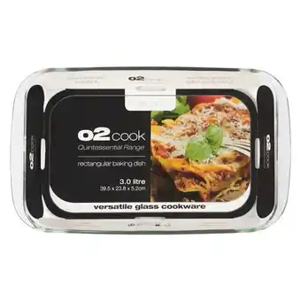 O2 Cook 2.9L Rectangular Baking Dish