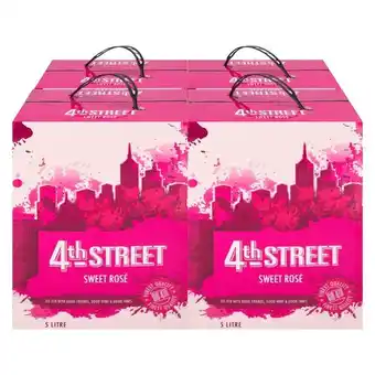 Pick n Pay Liquor 4Th Street Natural Sweet Rose 5l x 4 offer