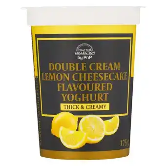 Pick n Pay Liquor Crafted Collection Double Cream Lemon Cheesecake Flavoured Yoghurt 175g offer