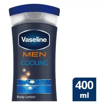 Pick n Pay Liquor Vaseline Men Cooling Moisturizing Body Lotion for Dry Skin 400ml offer
