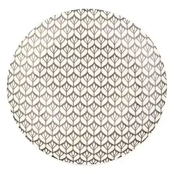 Pick n Pay Liquor O2 Goe Grey Print Porcelian Dinner Plate 27cm offer