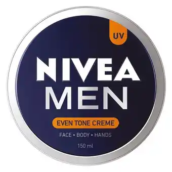 Pick n Pay Liquor Nivea Men Face Cream Even Tone 150ml offer