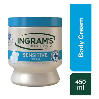 Pick n Pay Liquor Ingram's Body Cream Sensitive 450ml offer