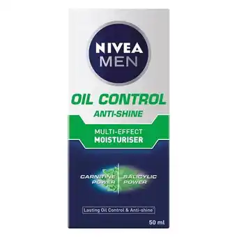 Pick n Pay Liquor Nivea For Men Oil Control Moisturser 50ml offer