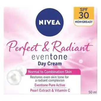 Pick n Pay Liquor Nivea Face Day Cream Perfect & Radiant Even Tone 50ml offer