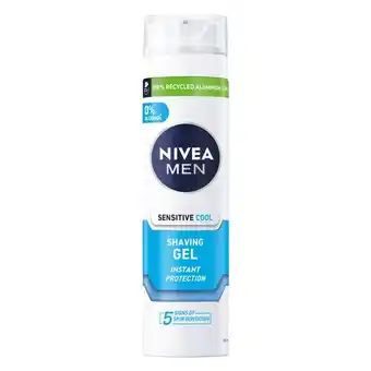 Pick n Pay Liquor Nivea Shaving Gel Sensitive Cool 200ml offer