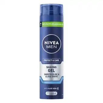 Pick n Pay Liquor Nivea For Men Moisturising Shaving Gel 200ml offer