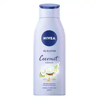 Pick n Pay Liquor Nivea Body Coconut Oil In Lotion 400ml offer