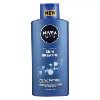 Nivea Men Skin Breathe Body Lotion Bottle 400ml