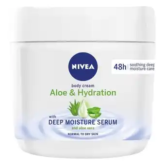 Pick n Pay Liquor Nivea Body Cream Aloe & Hydration Tub 400ml offer