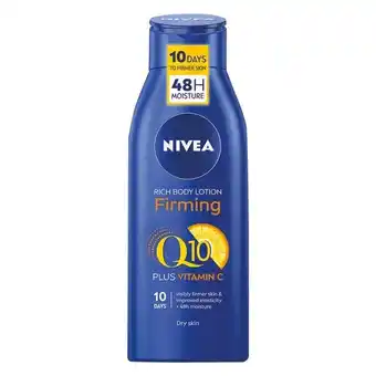 Pick n Pay Liquor Nivea Rich Firm Body Moisturiser Q10 400ml offer