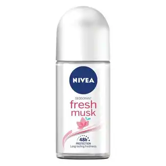 Pick n Pay Liquor Nivea Female Fresh Musk Antiperspirant Deodorant 50ml offer
