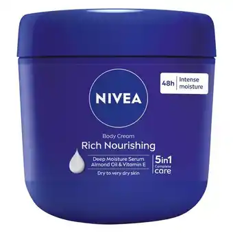 Pick n Pay Liquor Nivea Body Cream Rich Nourishing 400ml offer