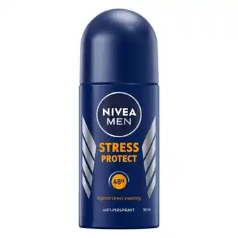 Pick n Pay Liquor Nivea Men Deodorant Roll On Stress Protect 50ml offer