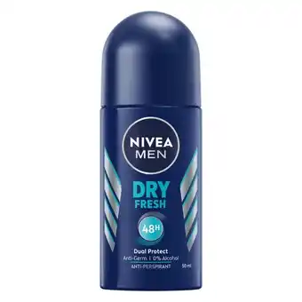 Pick n Pay Liquor Nivea Roll On Dry Fresh 50ml offer