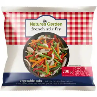 Nature's Garden Frozen French Stir Fry Vegetable Mix 700g offer at ...