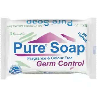 Checkers Liquor Shop Pure Soap Germ Control Glycerine Soap 150g offer