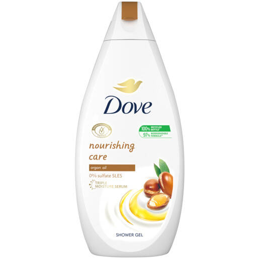 Dove Argan Oil Nourishing Care Shower Gel 500ml offer at Checkers