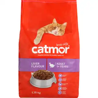 Checkers Liquor Shop Catmor Liver Flavour Adult Dry Cat Food 1.75kg offer