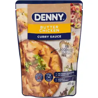 Checkers Liquor Shop DENNY Butter Chicken Instant Curry Sauce 415g offer