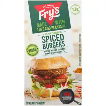 Checkers Liquor Shop Fry's Frozen Plant-Based Spiced Burgers 320g offer