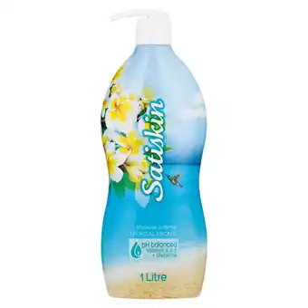 Satiskin Tropical Escape Shower Gel 1L
