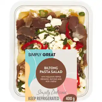 Simply Great Biltong Pasta Salad 400g