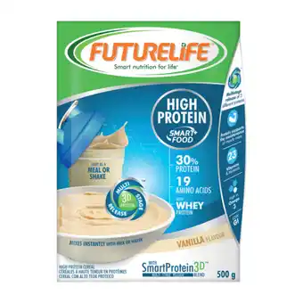 Checkers Liquor Shop Futurelife High Protein Vanilla Flavoured Smart Food 500g offer