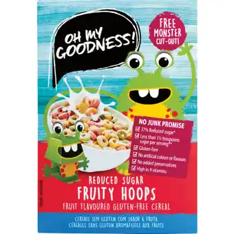 Checkers Liquor Shop Oh My Goodness! Fruity Hoops Cereal 350g offer