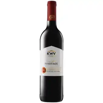 Checkers Liquor Shop KWV Pinotage Red Wine Bottle 750ml offer