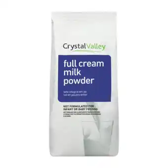 Checkers Liquor Shop Crystal Valley Full Cream Powder Milk 500g offer