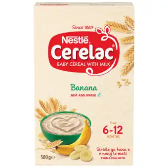 Checkers Liquor Shop Nestlé Cerelac Banana Baby Cereal with Milk 500g offer