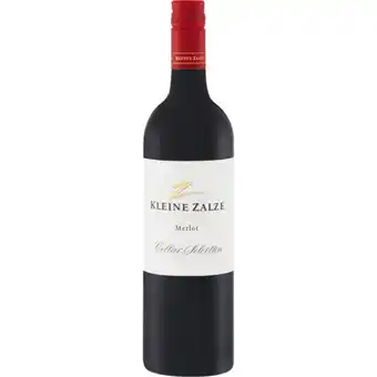Checkers Liquor Shop Kleine Zalze Cellar Selection Merlot Red Wine Bottle 750ml offer