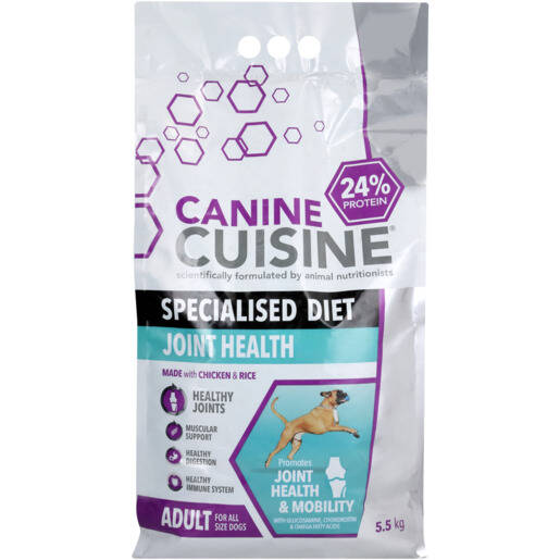 Canine Cuisine Joint Health Adult Dog Food 5.5kg offer at Checkers