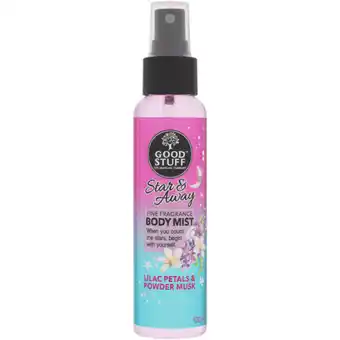 Checkers Liquor Shop Good Stuff Star & Away Lilac Petals & Powder Musk Body Mist 100ml offer