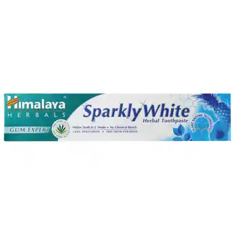 Checkers Liquor Shop Himalaya Herbals Sparkly White Herbal Toothpaste 75ml offer