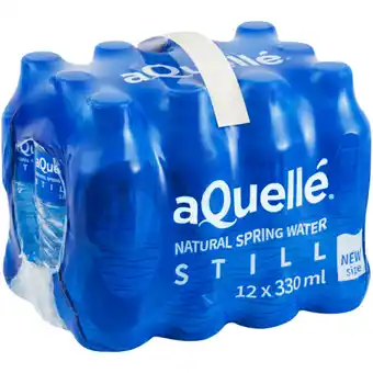 Checkers Liquor Shop aQuellé Natural Still Spring Water Bottles 12 x 330ml offer