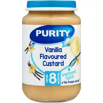 PURITY Custard With Vanilla Flavour Baby Food 200ml
