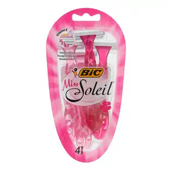 Checkers Liquor Shop BIC Miss Soleil Disposable Razors 4 Pack offer