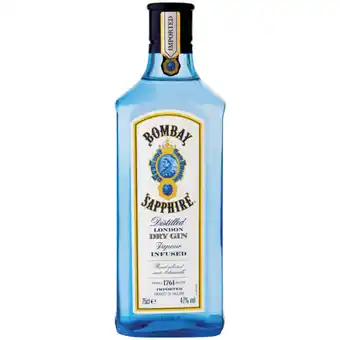 Checkers Liquor Shop Bombay Sapphire London Dry Gin Bottle 750ml offer