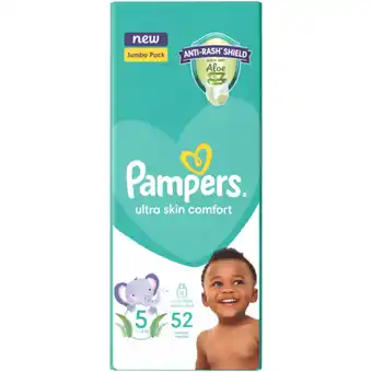 Checkers Liquor Shop Pampers Size 5 Disposable Nappies 52 Pack offer