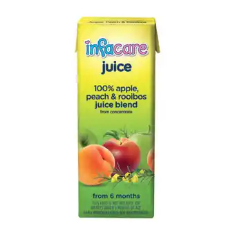 Checkers Liquor Shop Infacare 100% Apple, Peach & Rooibos Juice Blend 200ml offer
