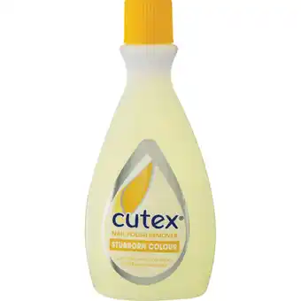 Checkers Liquor Shop Cutex Stubborn Colour Nail Polish Remover 100ml offer