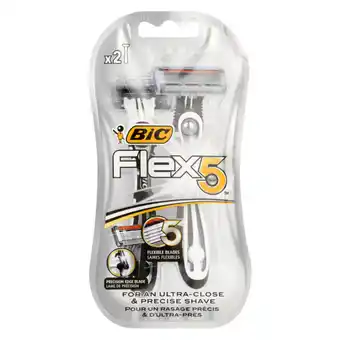 BIC Flex 5 Men's Disposable Razors Blister 2 Pack