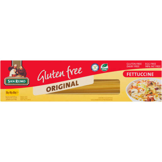 San Remo Original Gluten Free Fettuccine Pasta 350g offer at Checkers