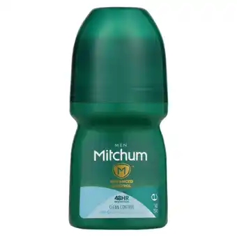 Checkers Liquor Shop Mitchum Advanced Control Clean Control Mens Anti-Perspirant Roll-On 50ml offer