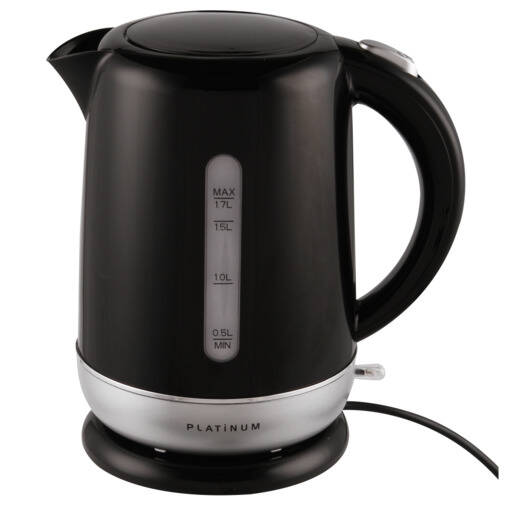 Platinum Black Cordless Kettle 1.7L offer at Checkers Liquor Shop