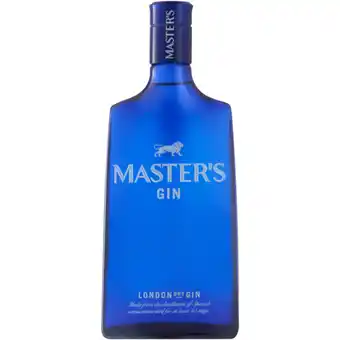 Checkers Liquor Shop Masters London Dry Gin Bottle 750ml offer