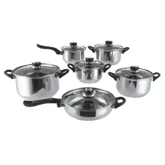 Checkers Liquor Shop Majoré Stainless Steel Cookware Set 12 Piece offer