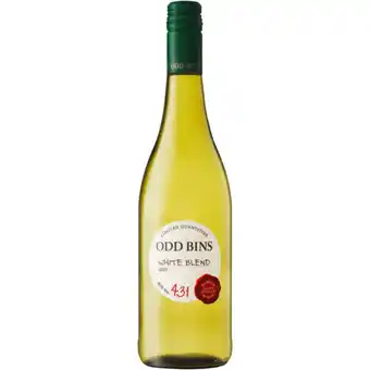 Checkers Liquor Shop Odd Bins 431 White Blend Wine Bottle 750ml offer